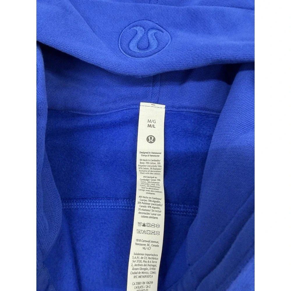 Lululemon x Buffalo Bills Women's M/L Scuba Oversized Half-Zip Hoodie